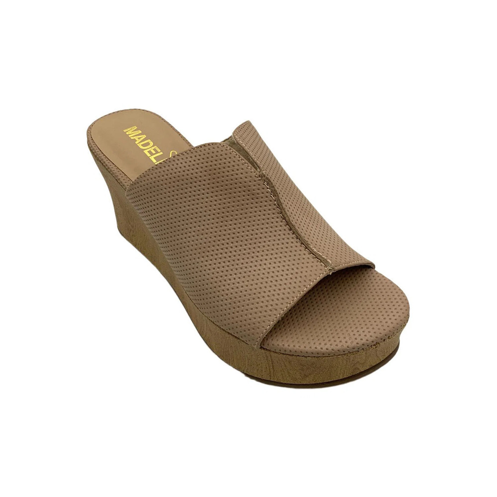 Madeline Girl Women's Throwback Slip-On Wedges Pink - Medium